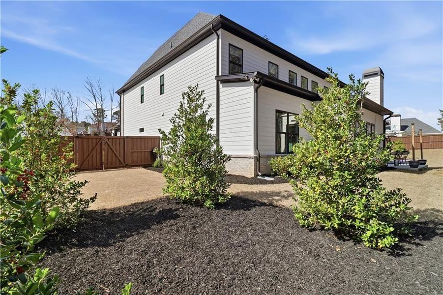Exterior details and patio area of a home in , Woodstock (Image 24).