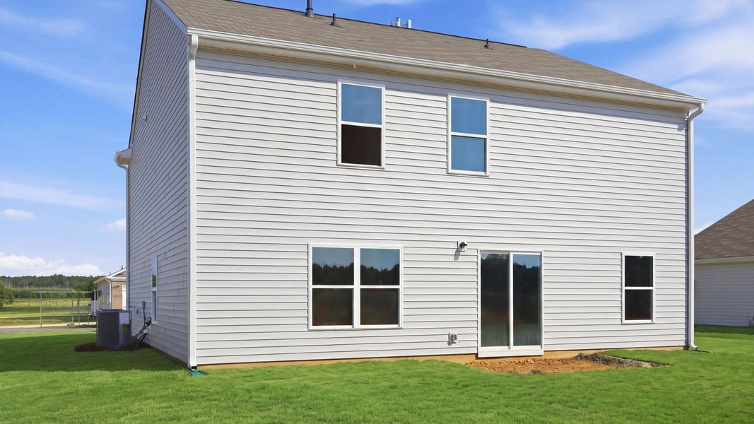 Exterior details and patio area of a home in Bynum Farms, Farmville (Image 25).