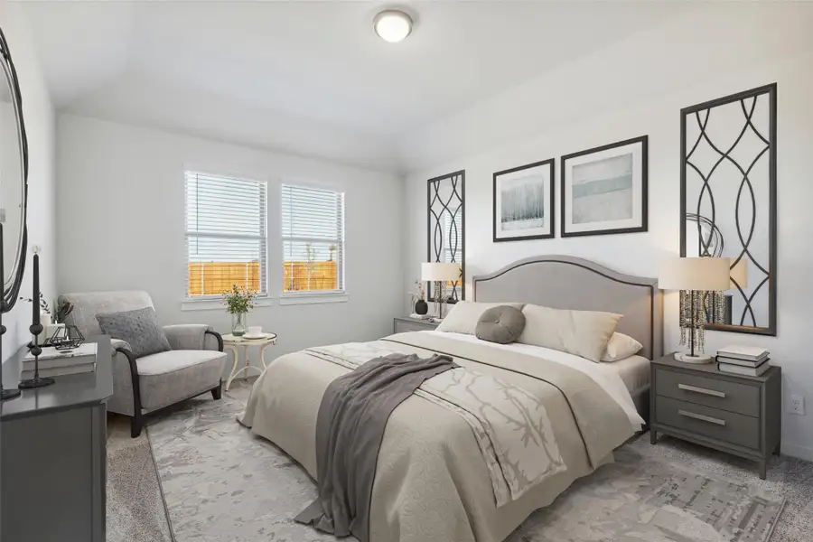 Furnished interior view inside a new home in Trinity Ranch, Elgin (Image 16).