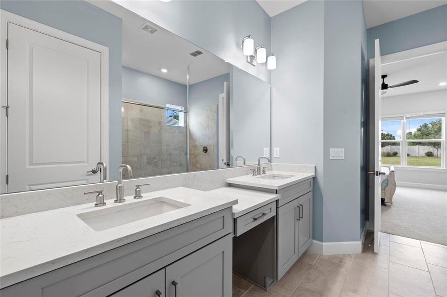 Furnished interior view inside a new home in , Palmetto (Image 22).