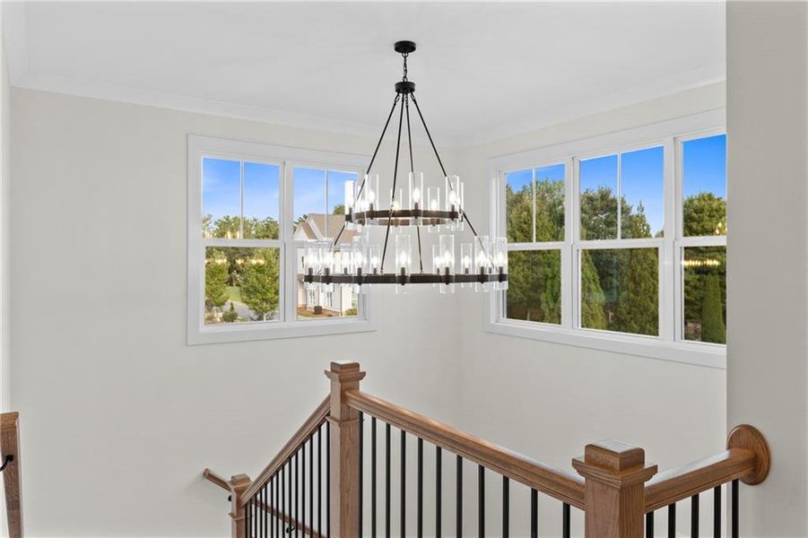 Furnished interior view inside a new home in , Milton (Image 29).