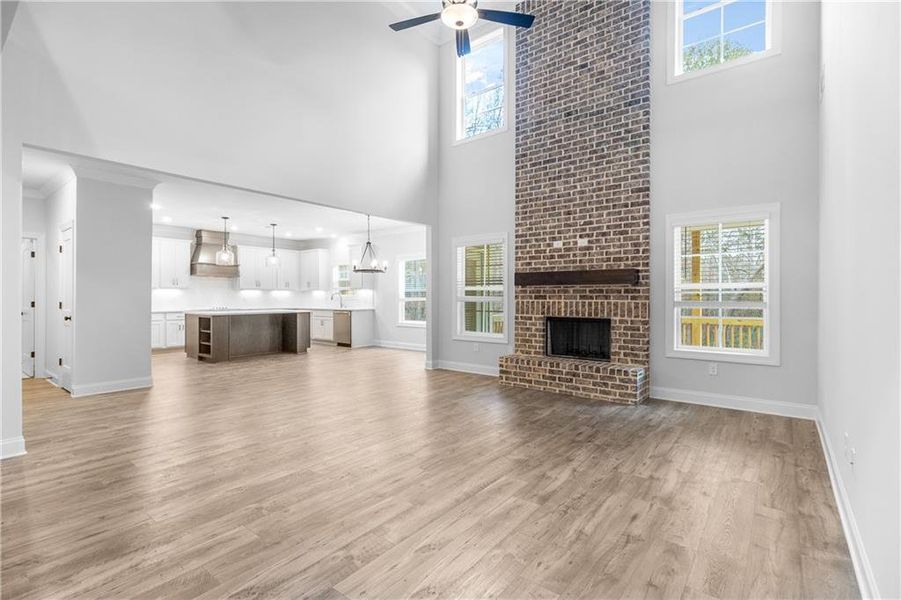 Spacious, unfurnished interior of a new home in Ella Springs, Covington (Image 9).