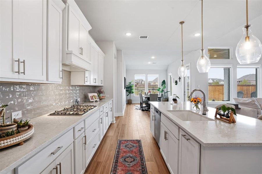 Furnished interior view inside a new home in Somerset Park, Rockwall (Image 18).