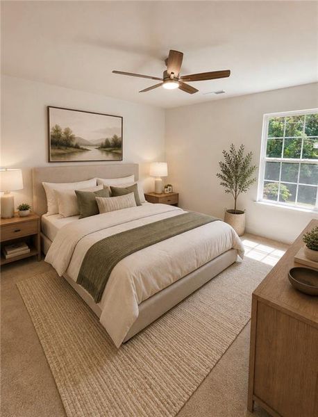 Furnished interior view inside a new home in , Gainesville (Image 14).