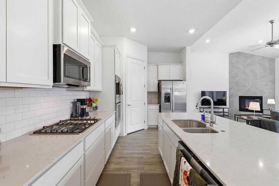 Furnished interior view inside a new home in Elements at Viridian | Active Adult 55+, Arlington (Image 28).