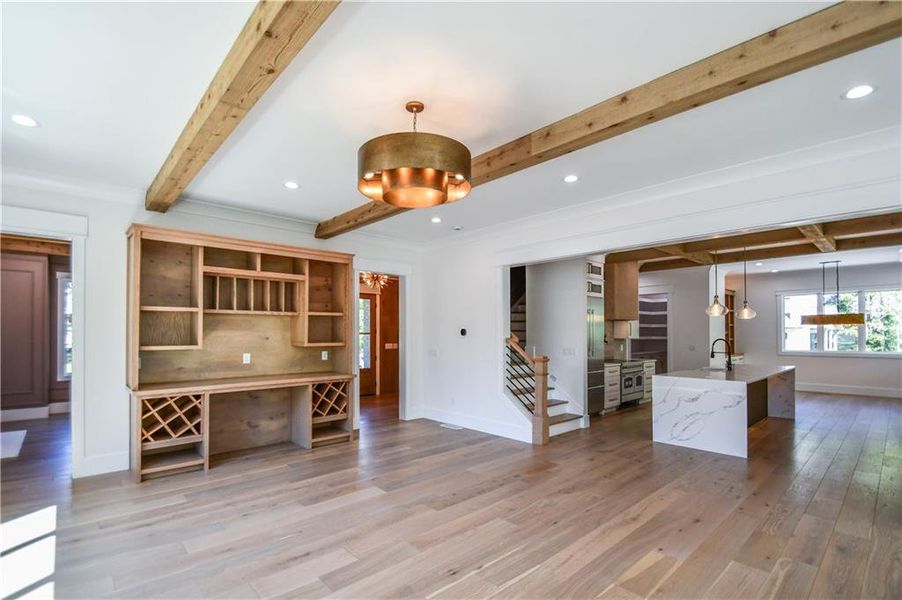 Furnished interior view inside a new home in , Hoschton (Image 11).