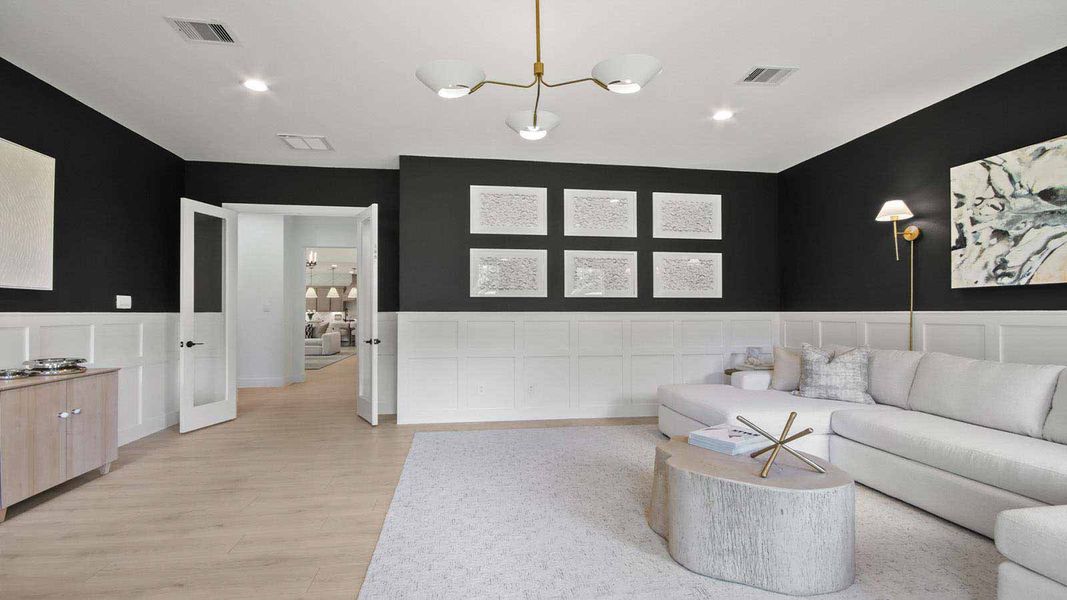 Furnished interior view inside a new home in Butlers Bend Estates, Pinehurst (Image 31).