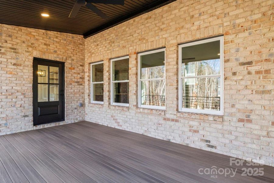 Exterior details and patio area of a home in , Lincolnton (Image 26).
