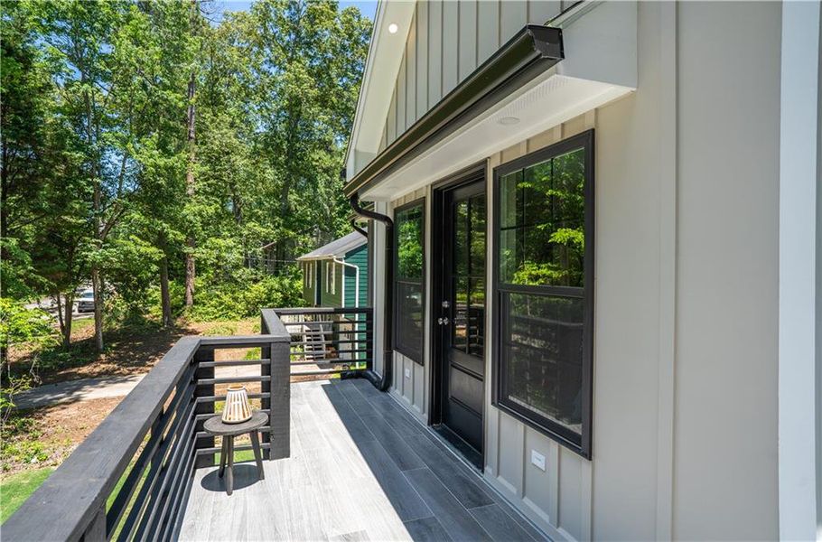 Exterior details and patio area of a home in , Snellville (Image 28).