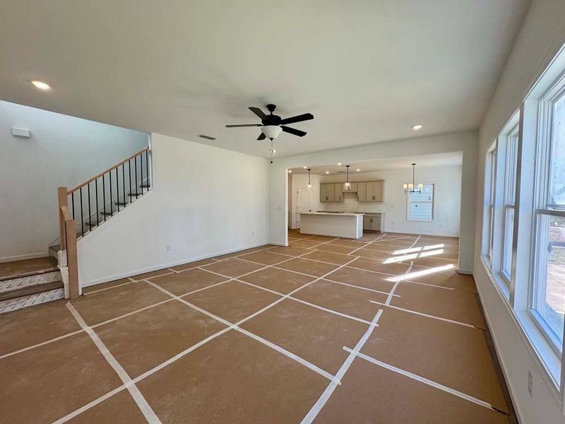 Family Room Construction Progress