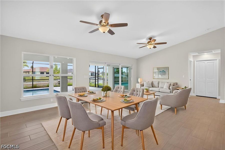 Furnished interior view inside a new home in Cape Coral, Cape Coral (Image 6).