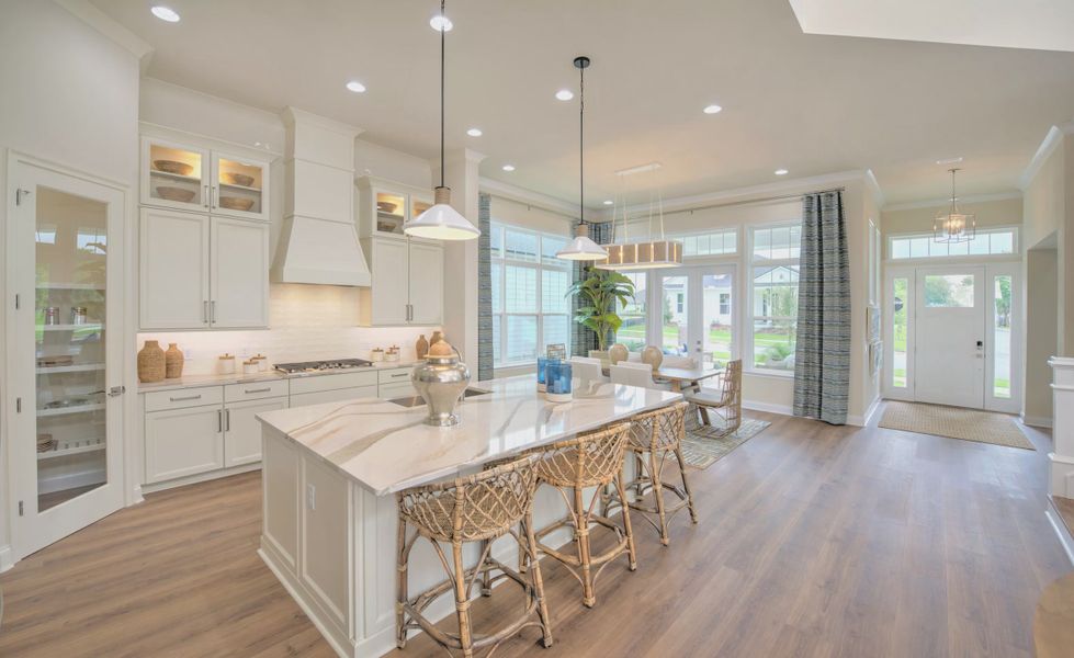 Furnished interior view inside a new home in Oakmont, Gainesville (Image 5). Furnished interior view inside a new home in Oakmont, Gainesville (Image 5).