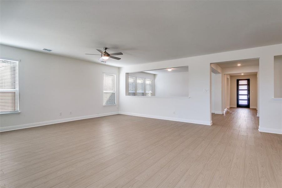 Spacious, unfurnished interior of a new home in The Preserve Estates, Justin (Image 17).