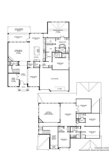2D floor plan layout of this home in Esperanza, Boerne, TX (Image 2). 2D floor plan layout of this home in Esperanza, Boerne, TX (Image 2).