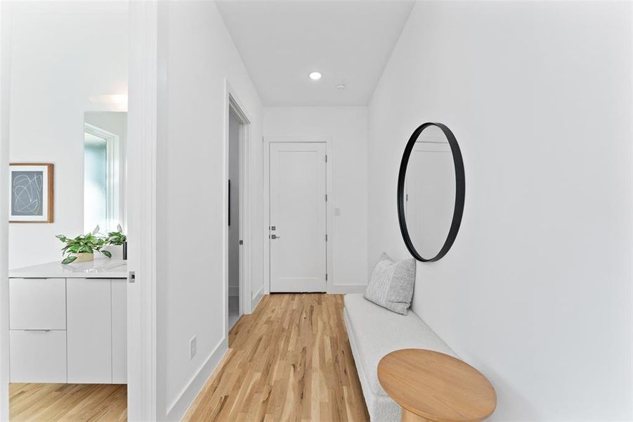 Furnished interior view inside a new home in , Dallas (Image 28).