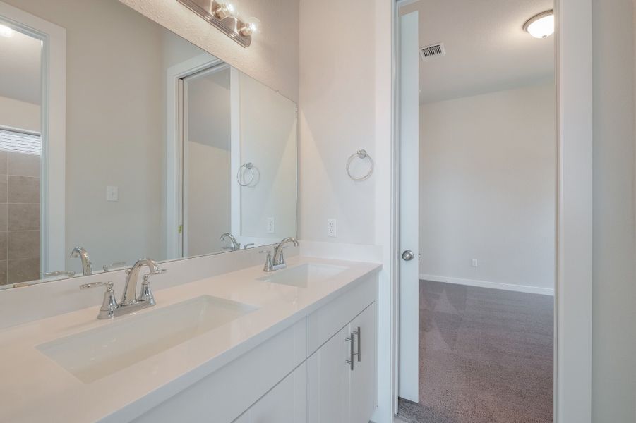 Furnished interior view inside a new home in Veramendi, New Braunfels (Image 6).