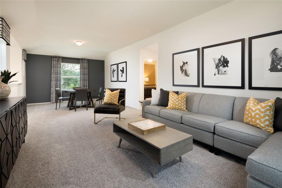 Furnished interior view inside a new home in Woodfield Preserve, Georgetown (Image 13).