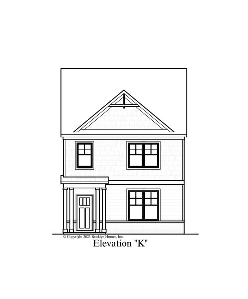 Representative rendering of the exterior for the Sequoia by Rocklyn Homes (Image 5).