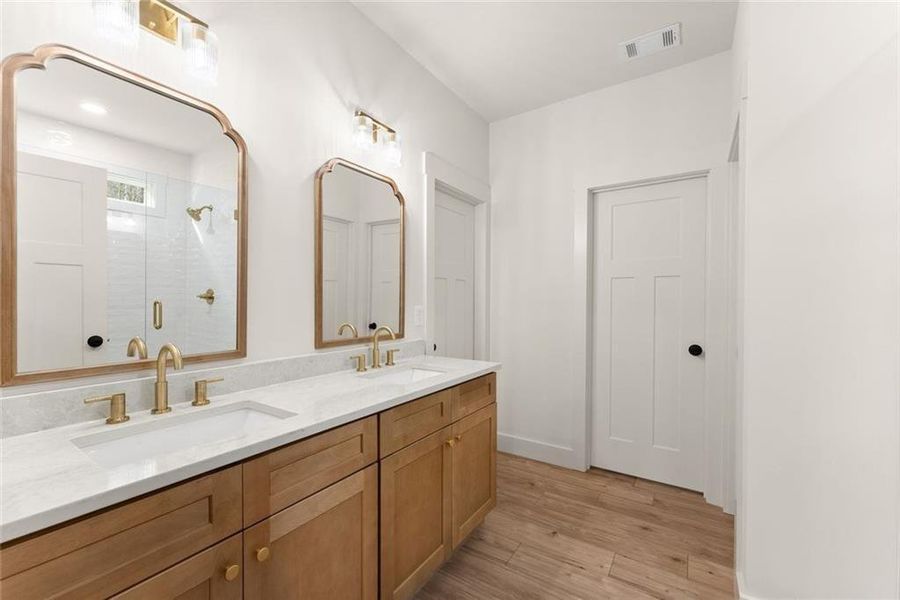 Furnished interior view inside a new home in , Cleveland (Image 13).