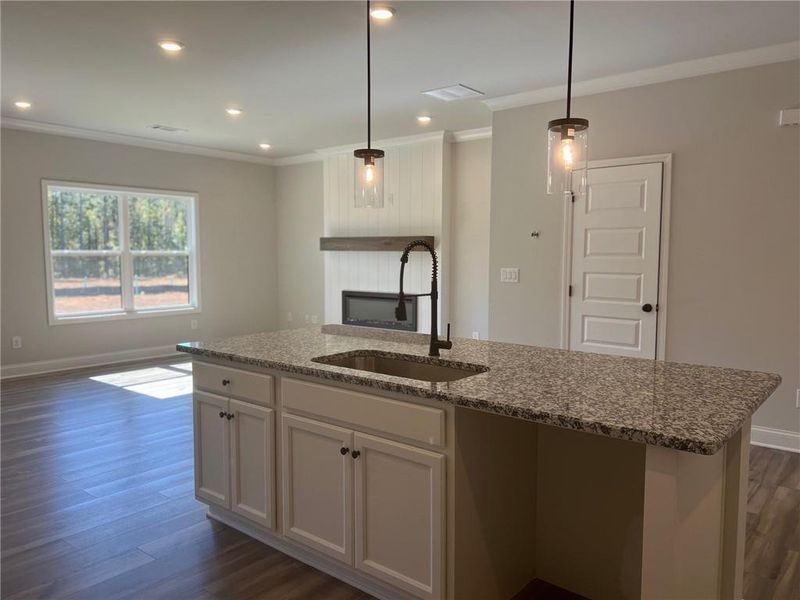 Furnished interior view inside a new home in Crofton Place Enclave, Snellville (Image 8).