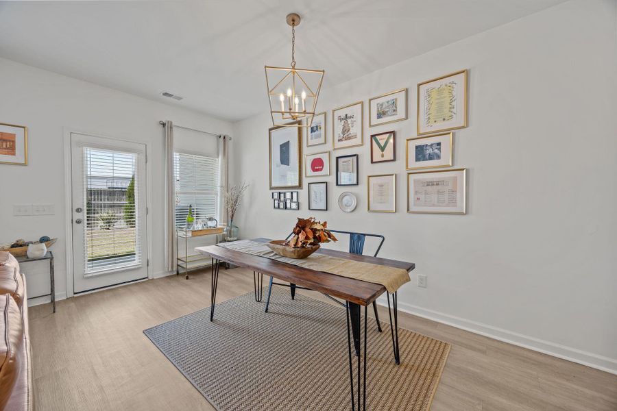Furnished interior view inside a new home in , North Charleston (Image 12).