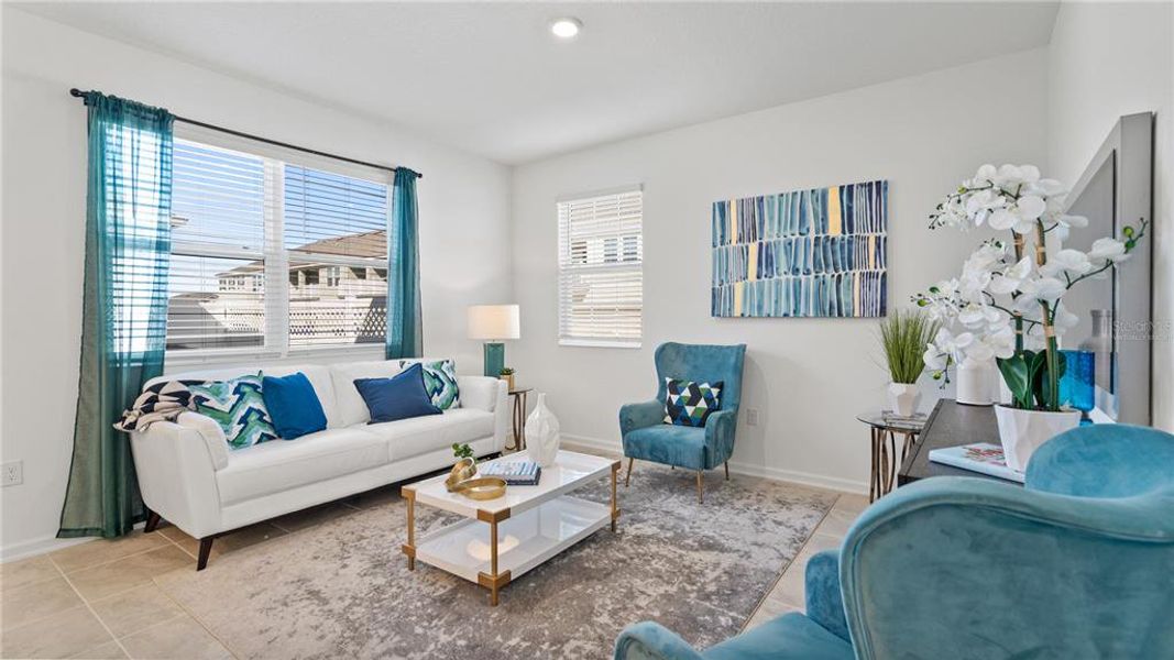 Furnished interior view inside a new home in , St. Cloud (Image 27). Furnished interior view inside a new home in , St. Cloud (Image 27).