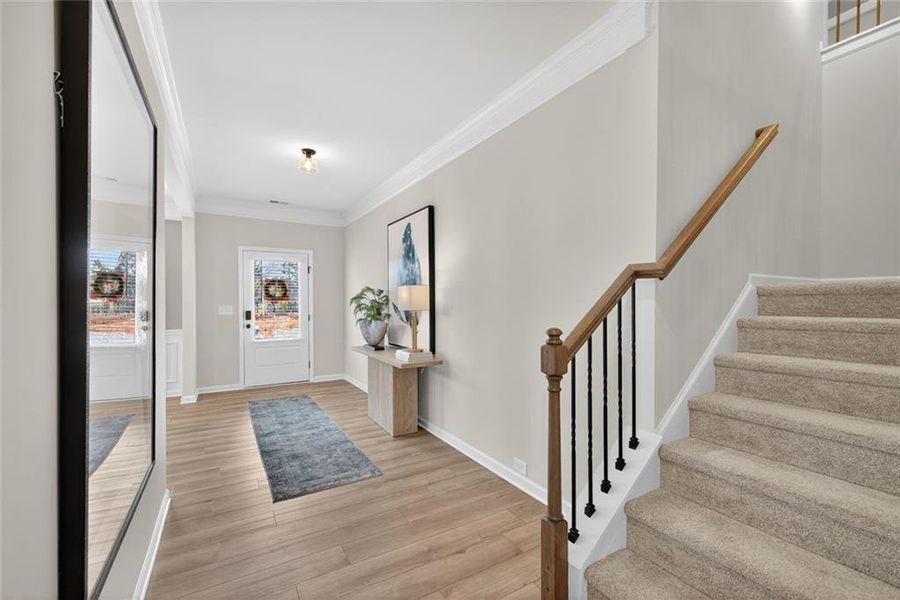 Spacious, unfurnished interior of a new home in Allen Manor, Hoschton (Image 17). Spacious, unfurnished interior of a new home in Allen Manor, Hoschton (Image 17).