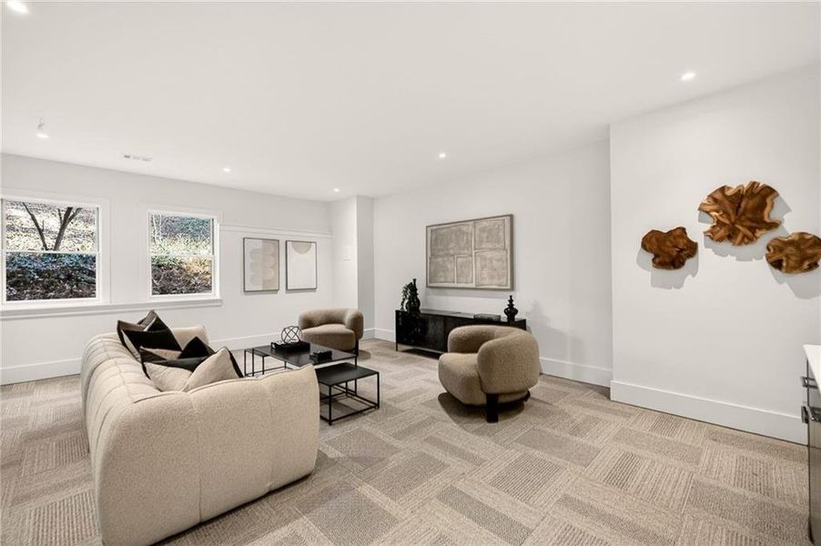 Furnished interior view inside a new home in , Atlanta (Image 10).
