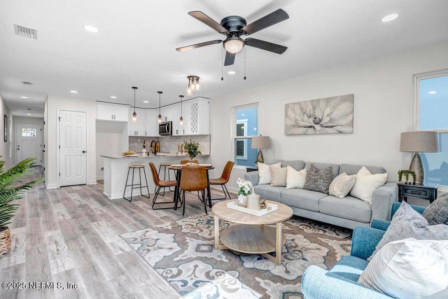 Furnished interior view inside a new home in , Jacksonville (Image 8).