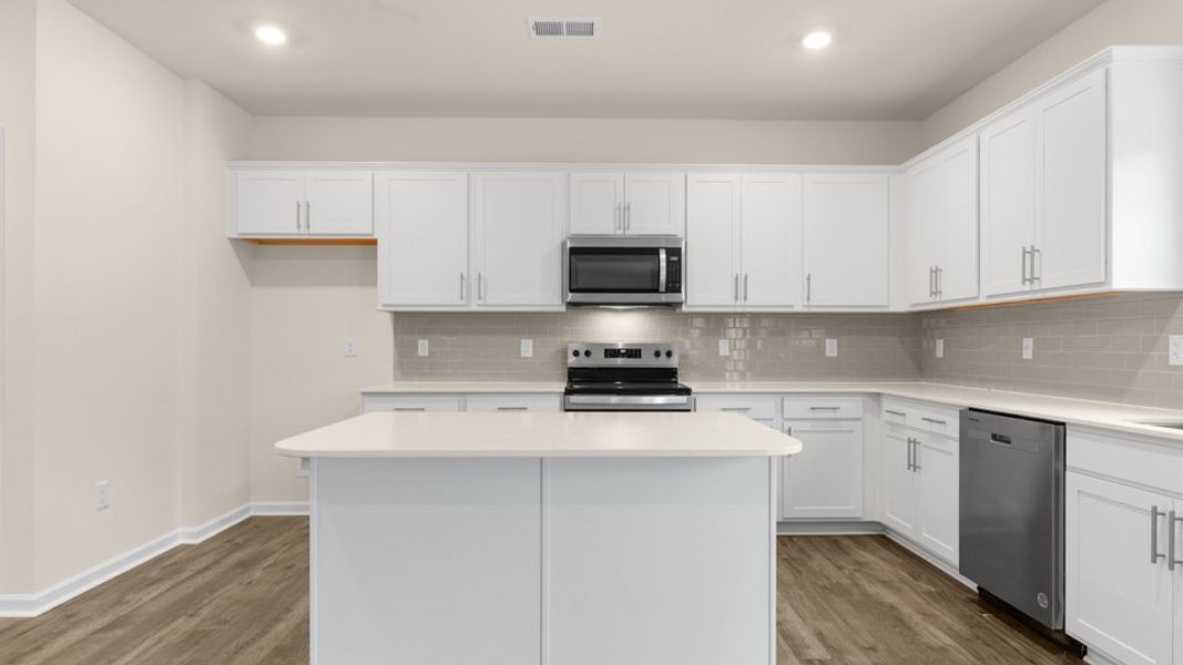 Furnished interior view inside a new home in The Estates at Edinborough, Gibsonville (Image 4).