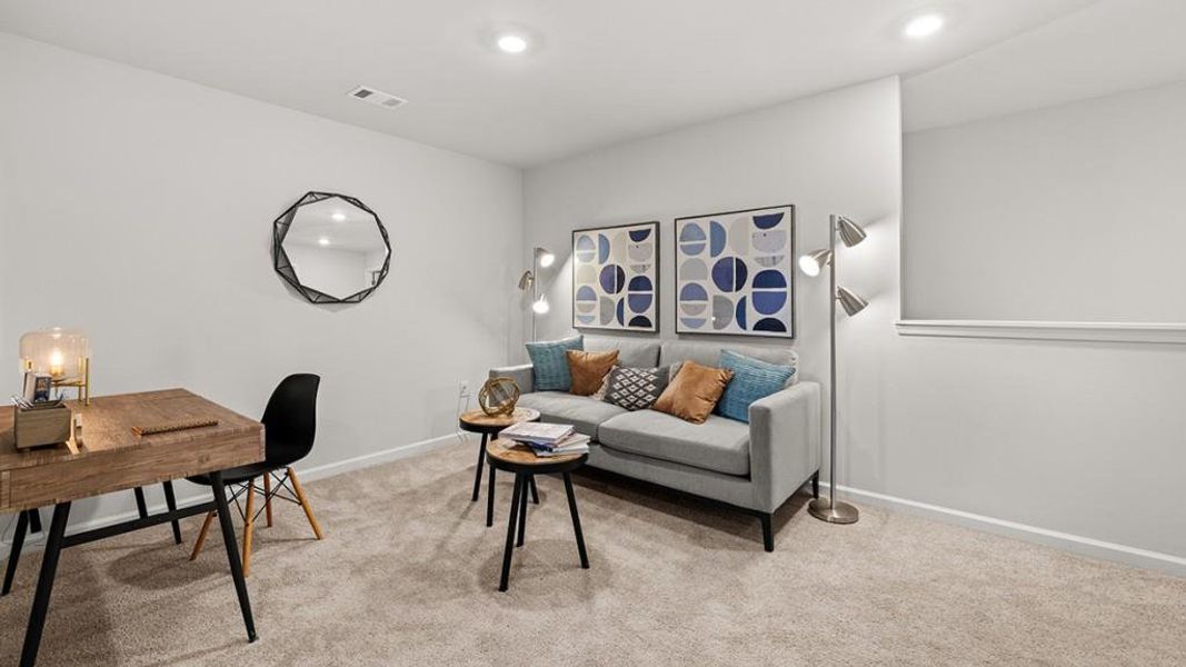 Furnished interior view inside a new home in Greyton Springs Place, Buford (Image 26).