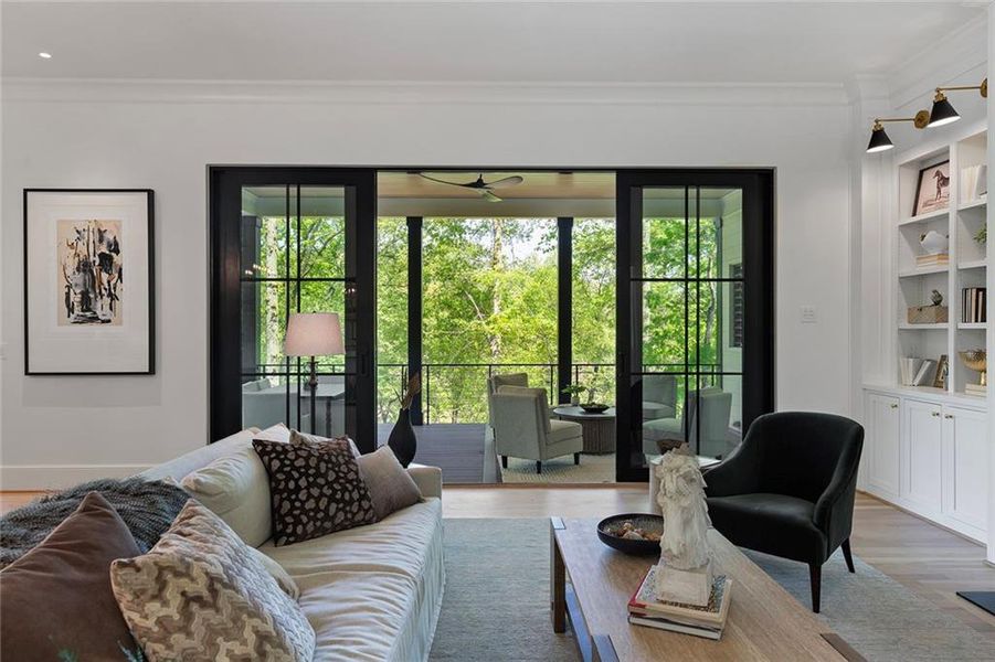 Furnished interior view inside a new home in , Atlanta (Image 6).