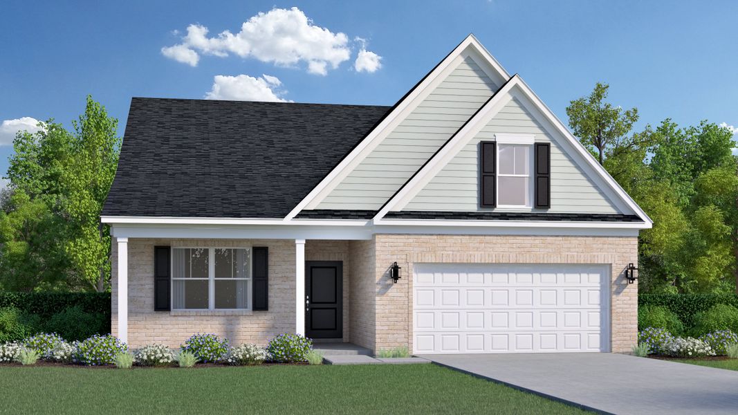 Representative exterior photo of a completed home built from the Everette by Veranda Homes in Heritage Bay, Sumter, SC (Image 7).