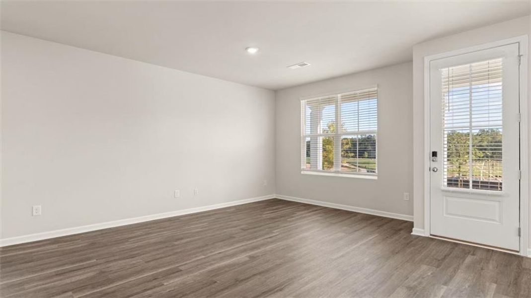 Spacious, unfurnished interior of a new home in Brookland Commons, Monroe (Image 24).
