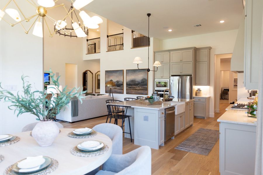 Representative furnished interior of a home built from the 5071 by Tradition Homes in Lakewood at Brookhollow – 60′ Lots, Prosper (Image 25).