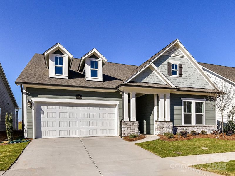 Front exterior of a new home in Encore at Streamside - Tradition Series, Waxhaw, NC, highlighting curb appeal (Image 27).
