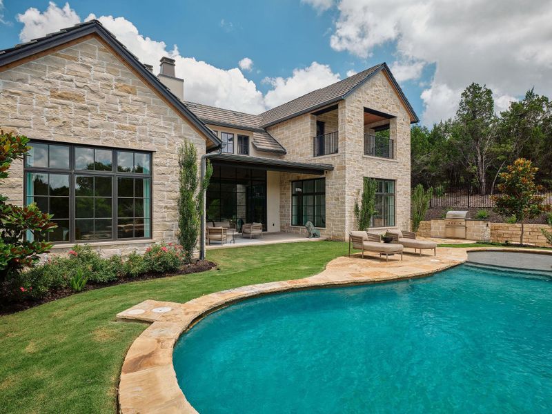 Exterior details and patio area of a home in , Austin (Image 25).