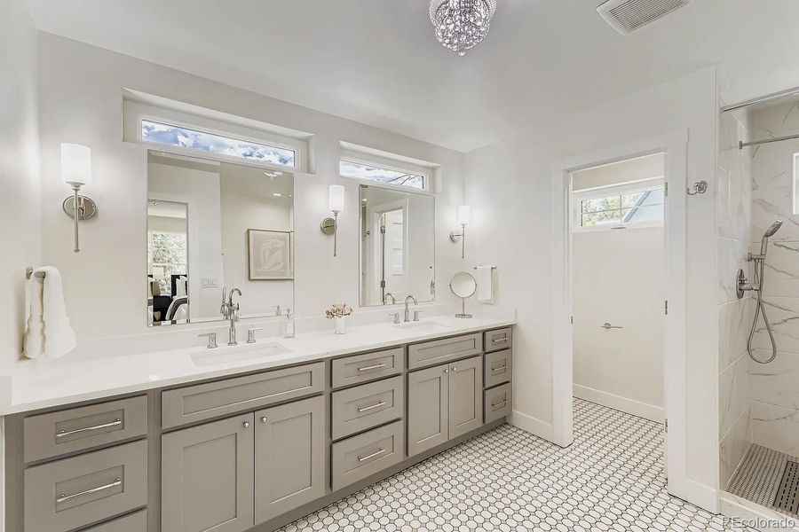 Furnished interior view inside a new home in , Denver (Image 32).