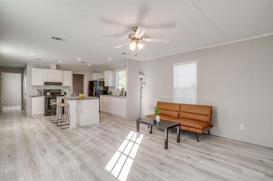 Furnished interior view inside a new home in , Granbury (Image 7). Furnished interior view inside a new home in , Granbury (Image 7).