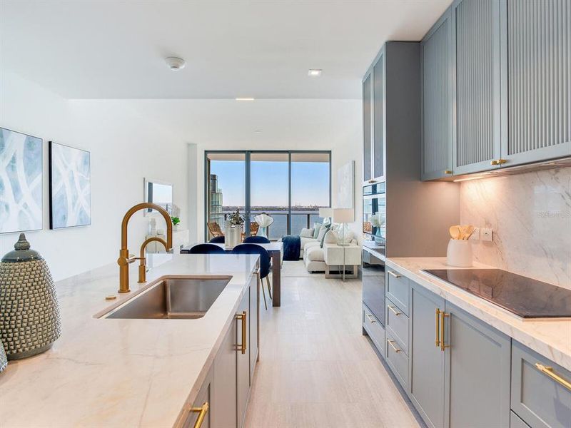 Furnished interior view inside a new home in , Tampa (Image 56).