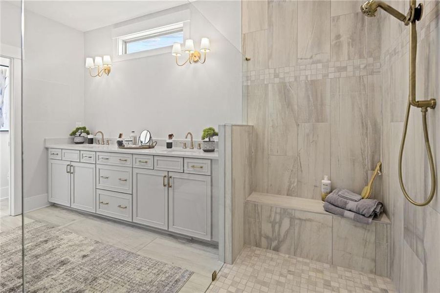 Furnished interior view inside a new home in Soleil Belmont Park, Canton (Image 5).