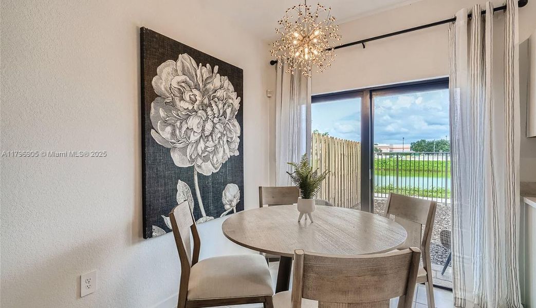 Furnished interior view inside a new home in Palm Cay, Florida City (Image 8).