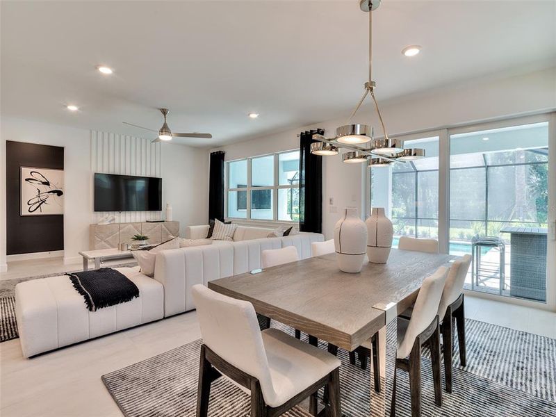 Furnished interior view inside a new home in Shores at Stillwater, Englewood (Image 7). Furnished interior view inside a new home in Shores at Stillwater, Englewood (Image 7).