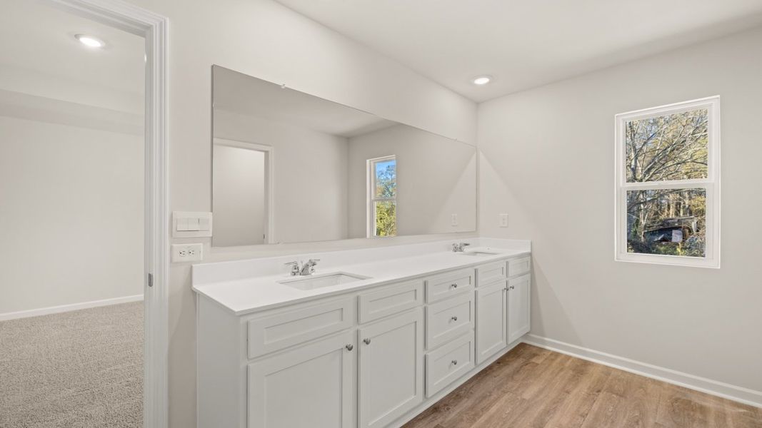 Representative furnished interior of a home built from the AnsonTH by D.R. Horton in Brookland Commons, Monroe (Image 9).