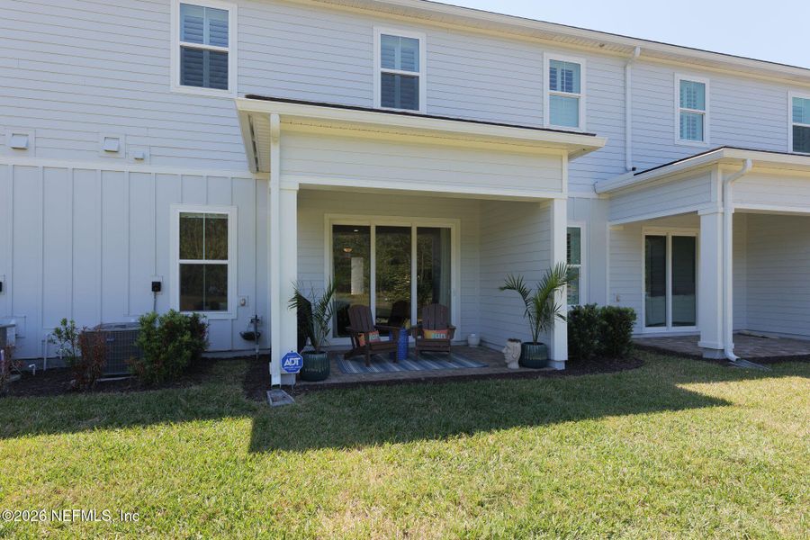 Exterior details and patio area of a home in , St. Augustine (Image 2). Exterior details and patio area of a home in , St. Augustine (Image 2).