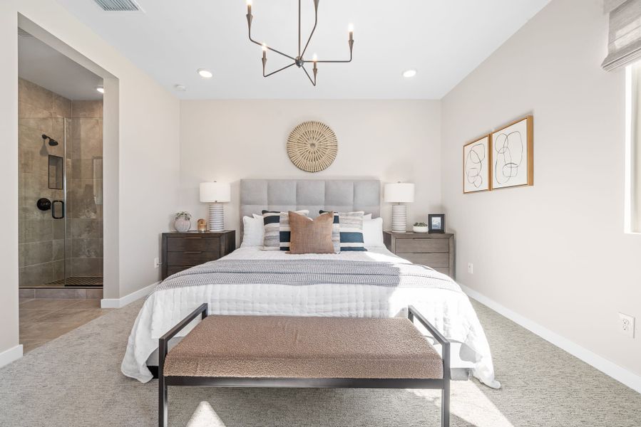 Primary Bedroom | Brisa | Mira Vista at Victory in Buckeye, AZ by Landsea Homes