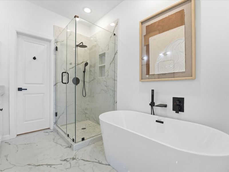 Furnished interior view inside a new home in , Houston (Image 18).