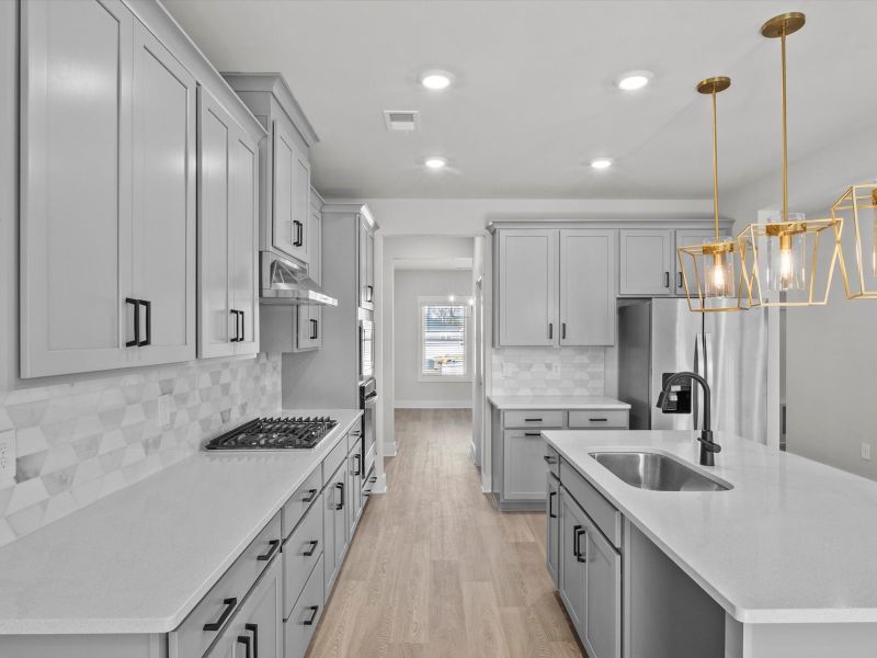 Furnished interior view inside a new home in Cedar Shoals - Signature Collection, Piedmont (Image 5).