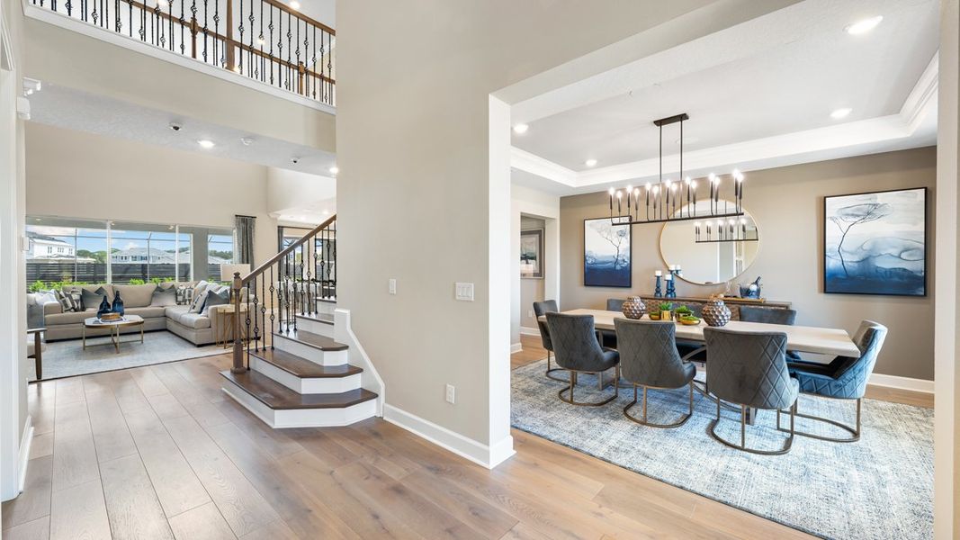 Representative furnished interior of a home built from the Bimini by Taylor Morrison in Victoria Lakes, Odessa (Image 13).