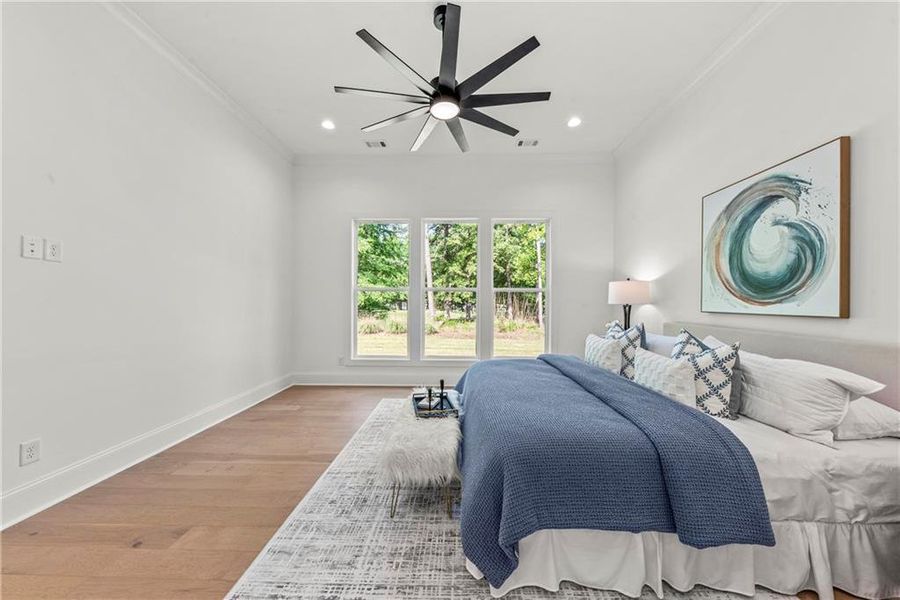 Furnished interior view inside a new home in , Greensboro (Image 48).